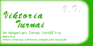 viktoria turnai business card